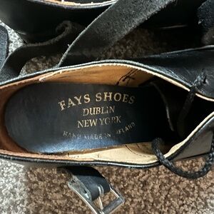 Used Irish dancing hard shoes by Fays Shoes, Dublin